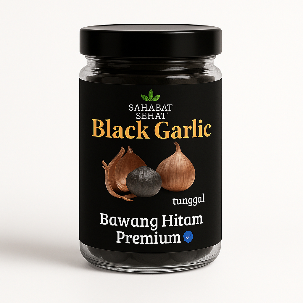 

Black Garlic Tunggal Fermentasi Bawang Hitam Lanang Besar Segar Bawang Hitam Herbal