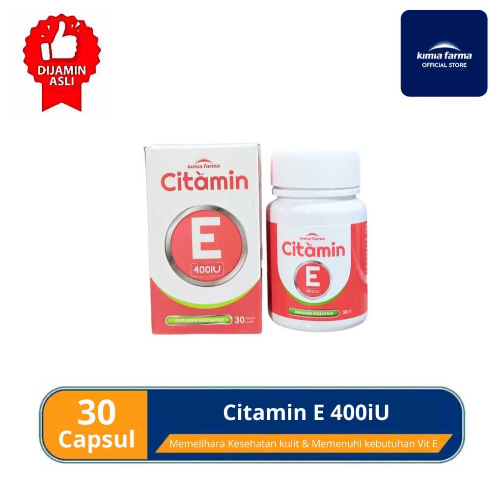 CITAMIN VIT E 400IU | vitamin E | vitamin untuk kulit