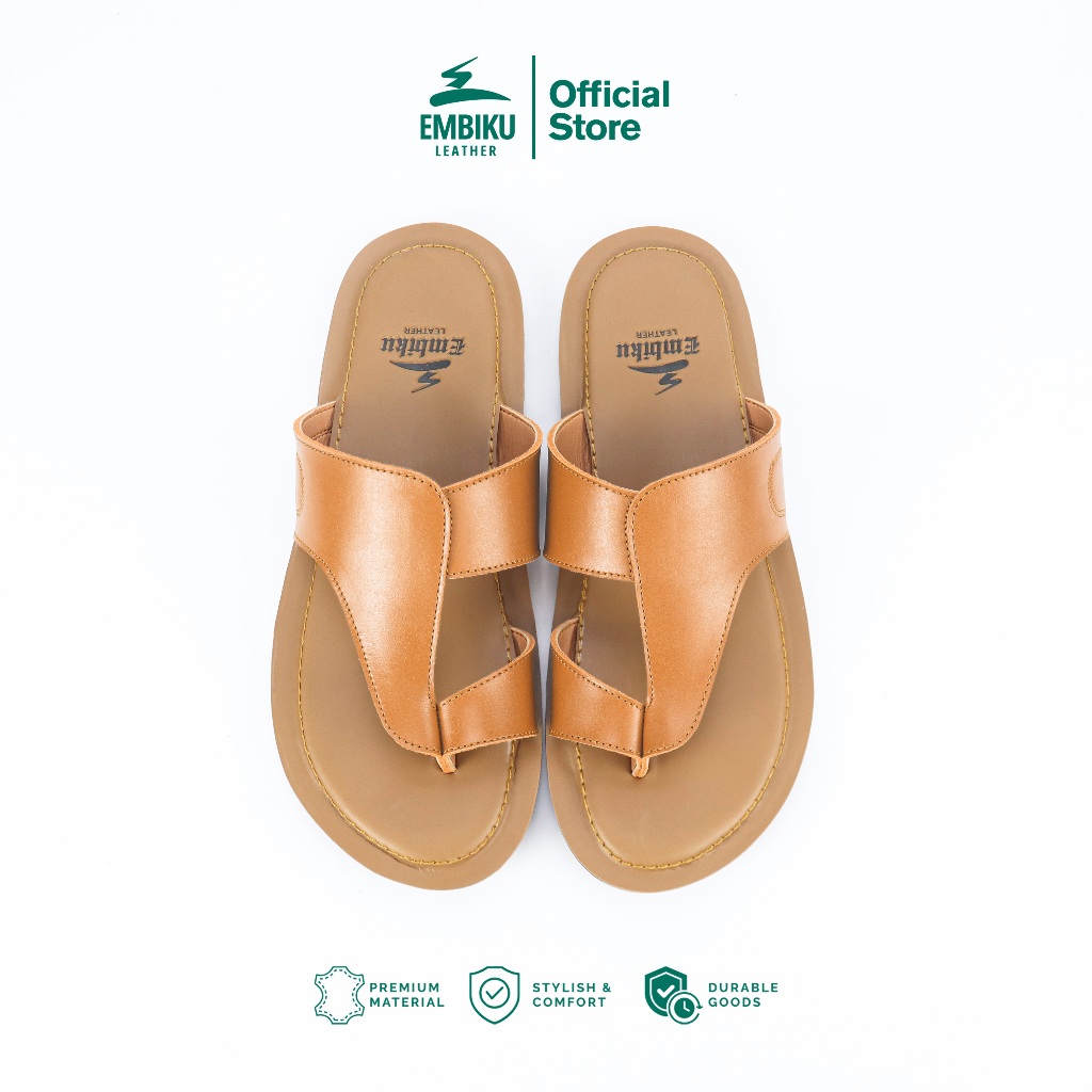 Sandal Kulit Pria Garut Asli - Sandal Pria Kulit Sapi Asli