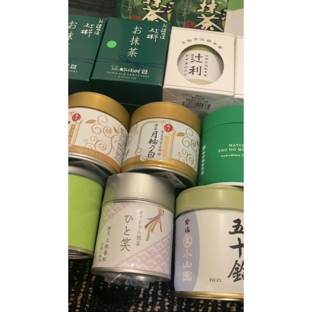 

[READY STOCK] UJI MATCHA POWDER 100% ORI FIRSTHAND MORIHAN MARUKYU KOYAMAEN HORII KANBAYASHI SHUNSHO TSUJIRI ITOEN