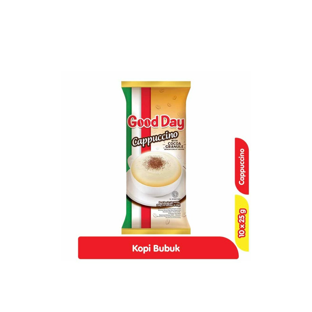 

GOOD DAY KOPI INSTAN CAPPUCINO 10x25 gram