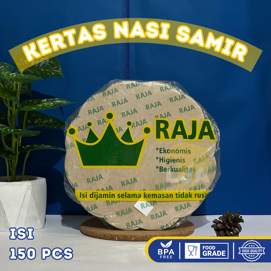 [150lbr] Kertas Nasi Samir / Bunga untuk Alas Piring Makan