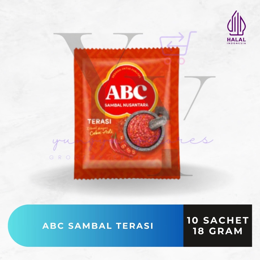 

Sambal Terasi ABC Nusantara Sachet 10 x 18 gram