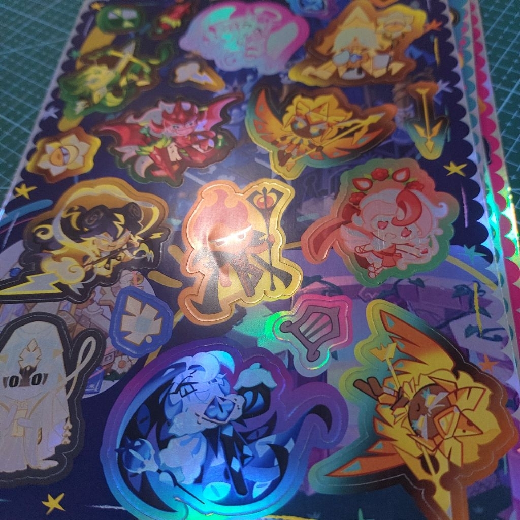 

Sticker hologram Cookie run kingdom CRK stiker lucu hologram