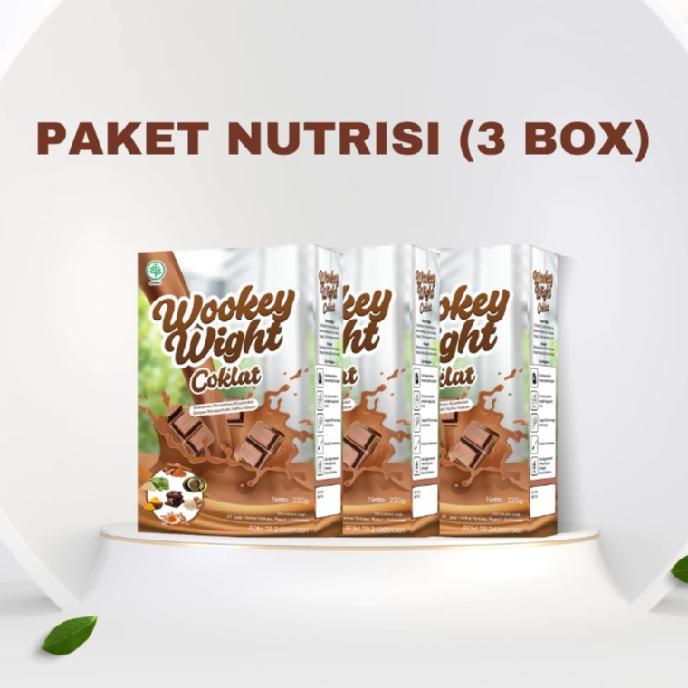 

PROMO MURAH 3 BOX!!! Wookey Weight Coklat - Susu Penambah Berat Badan Paket 3 Box