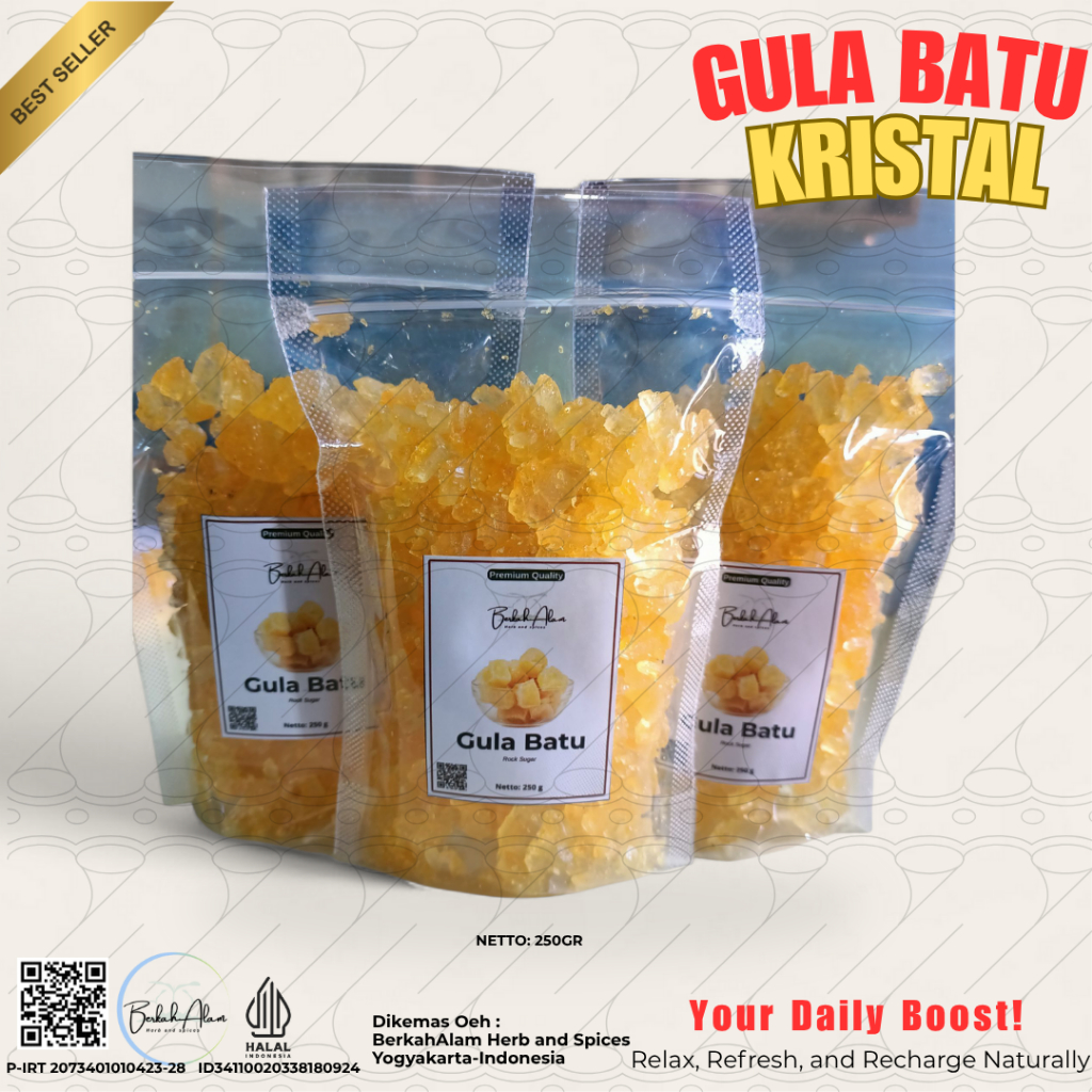 

Gula batu kristal kecik organik asli jogja