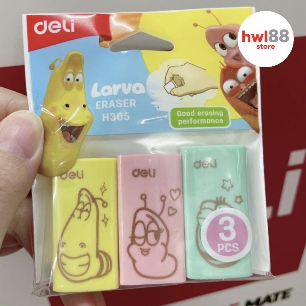 

Penghapus Lucu Ulat Larva Set (isi 3 Pcs)