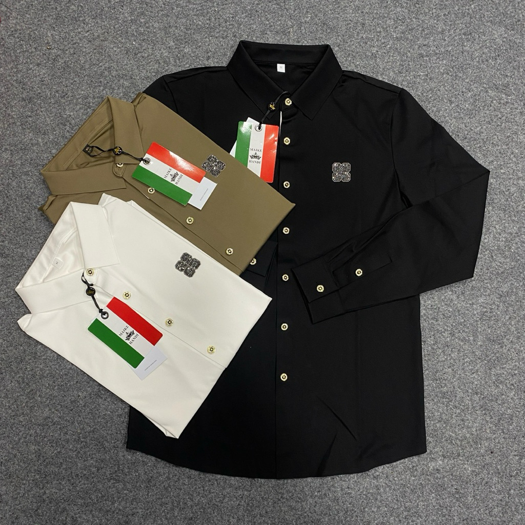 KEMEJA PRIA BRANDED VVIP ITALY SUPER ORIGINAL HIGH QUALITY 100%