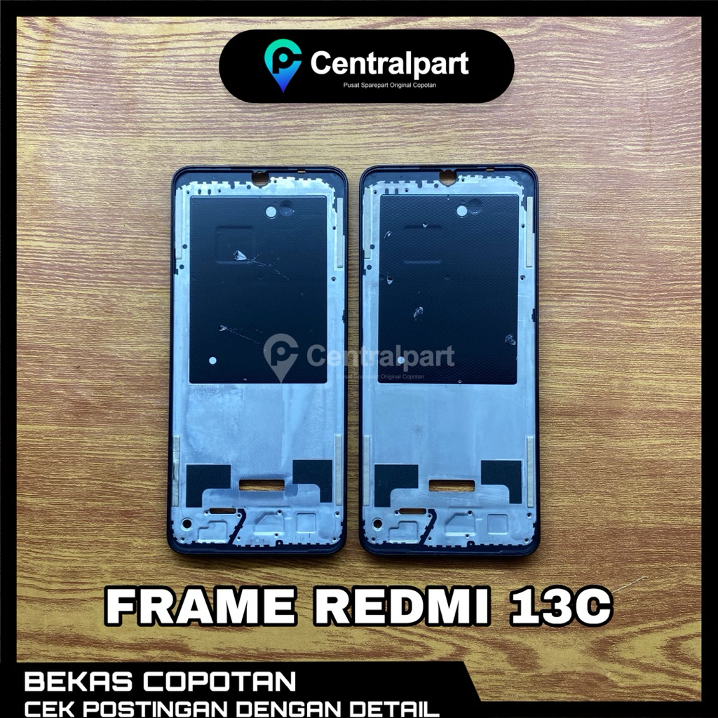 FRAME TULANGAN LCD XIAOMI REDMI 13C ORIGINAL COPOTAN
