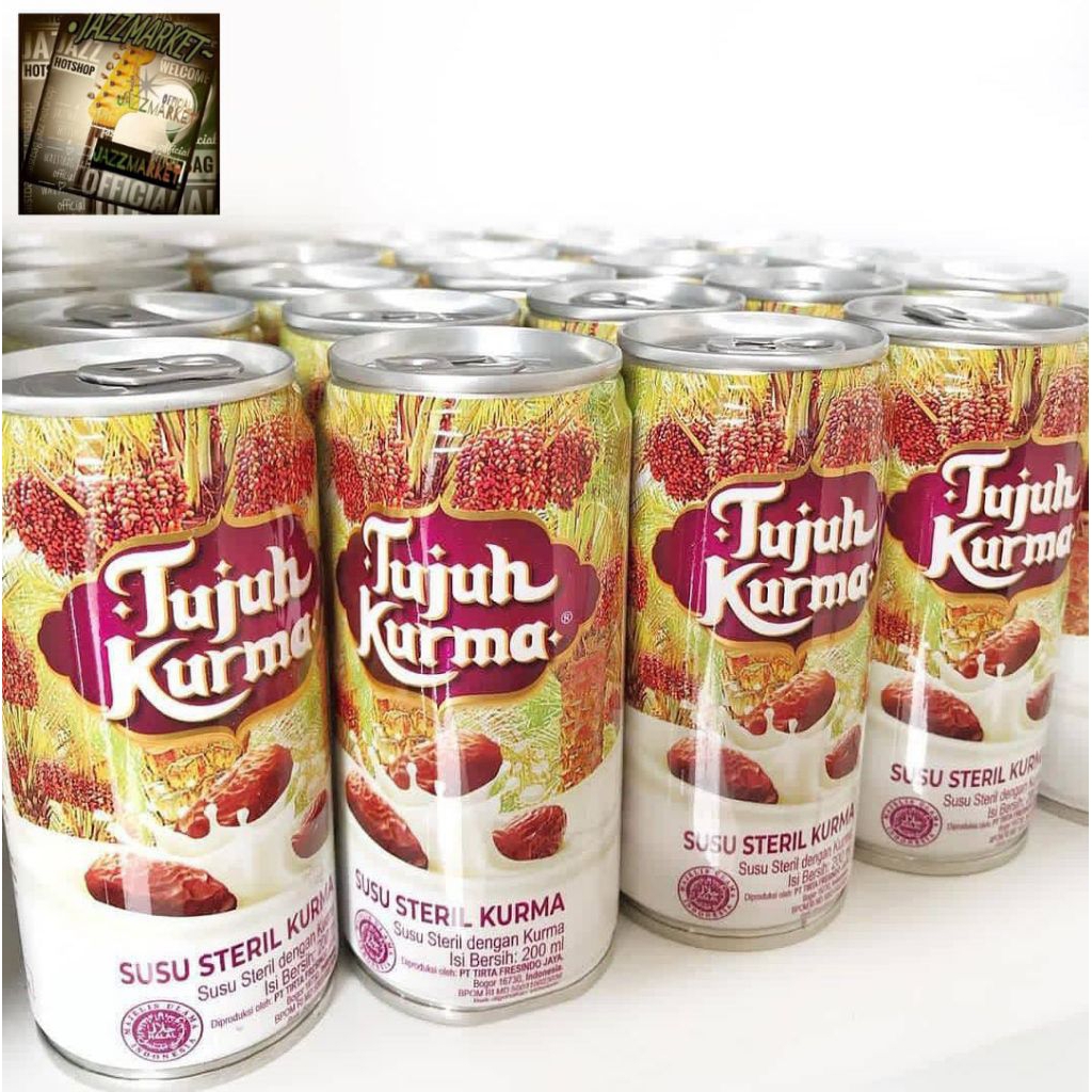 

Susu Steril Tujuh Kurma 189ML Kaleng [1 Dus 12 Pcs]