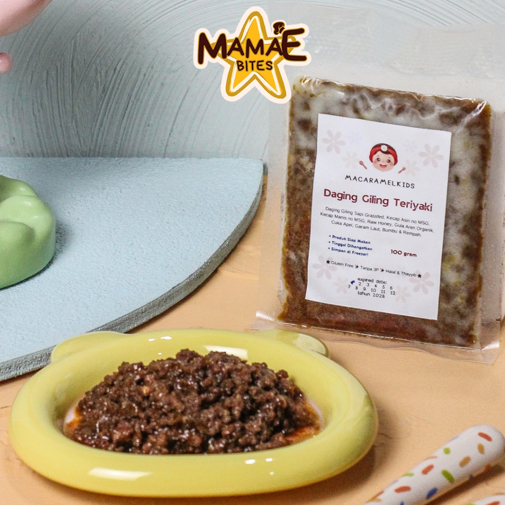 

Macaramel Kids - Daging Giling Teriyaki | Frozen MPASI NDF Homemade & Bekal Anak Sehat