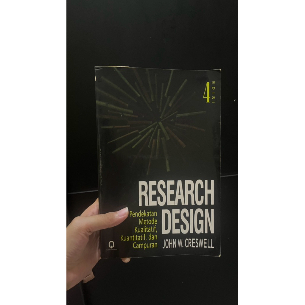 Preloved Buku Research Design Edisi 4 - John W. Creswell | Metode Penelitian Kualitatif & Kuantitati