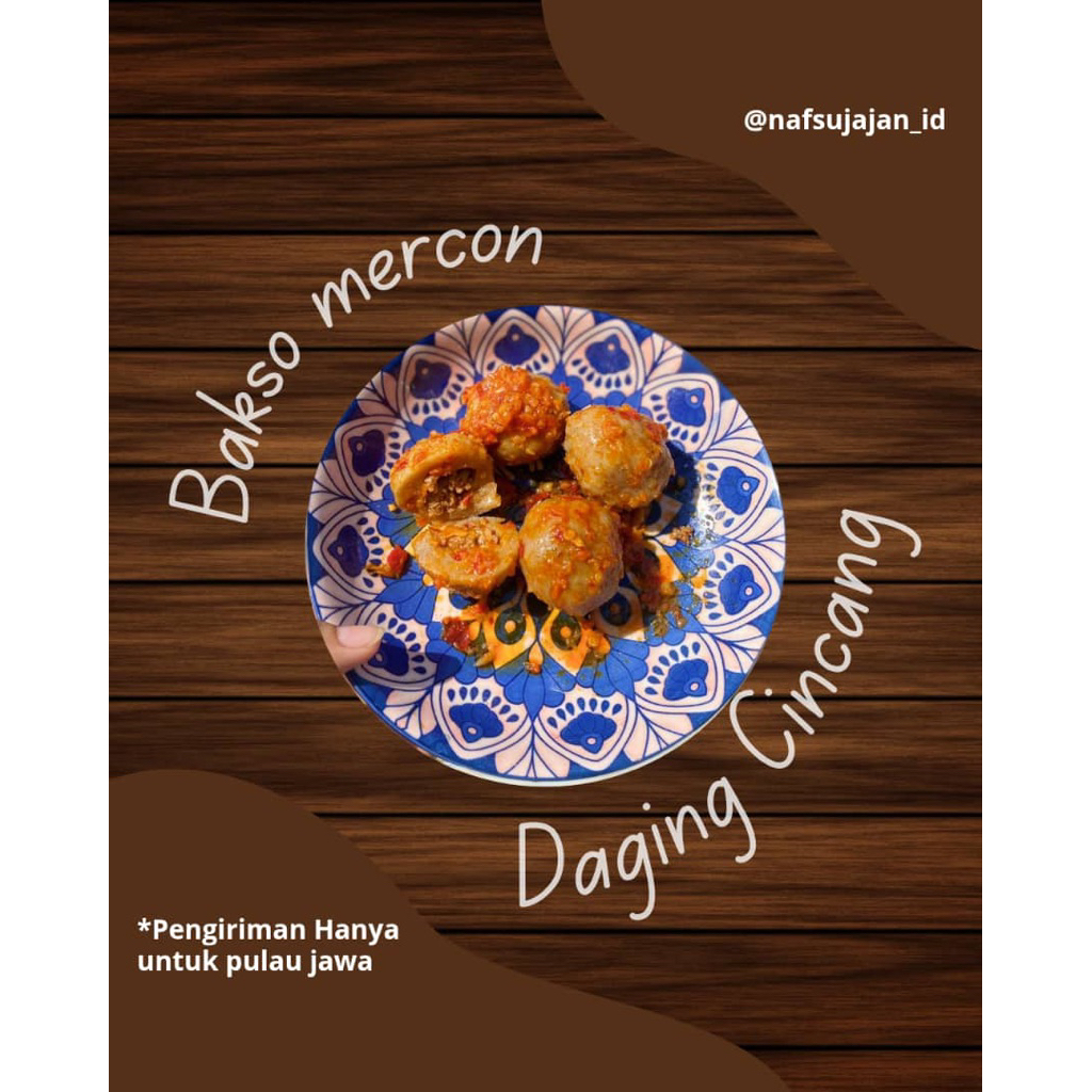 

Nafsu jajan id|| Bakso Mercon isi daging cincang (new produk). Bakso daging cincang frozen food