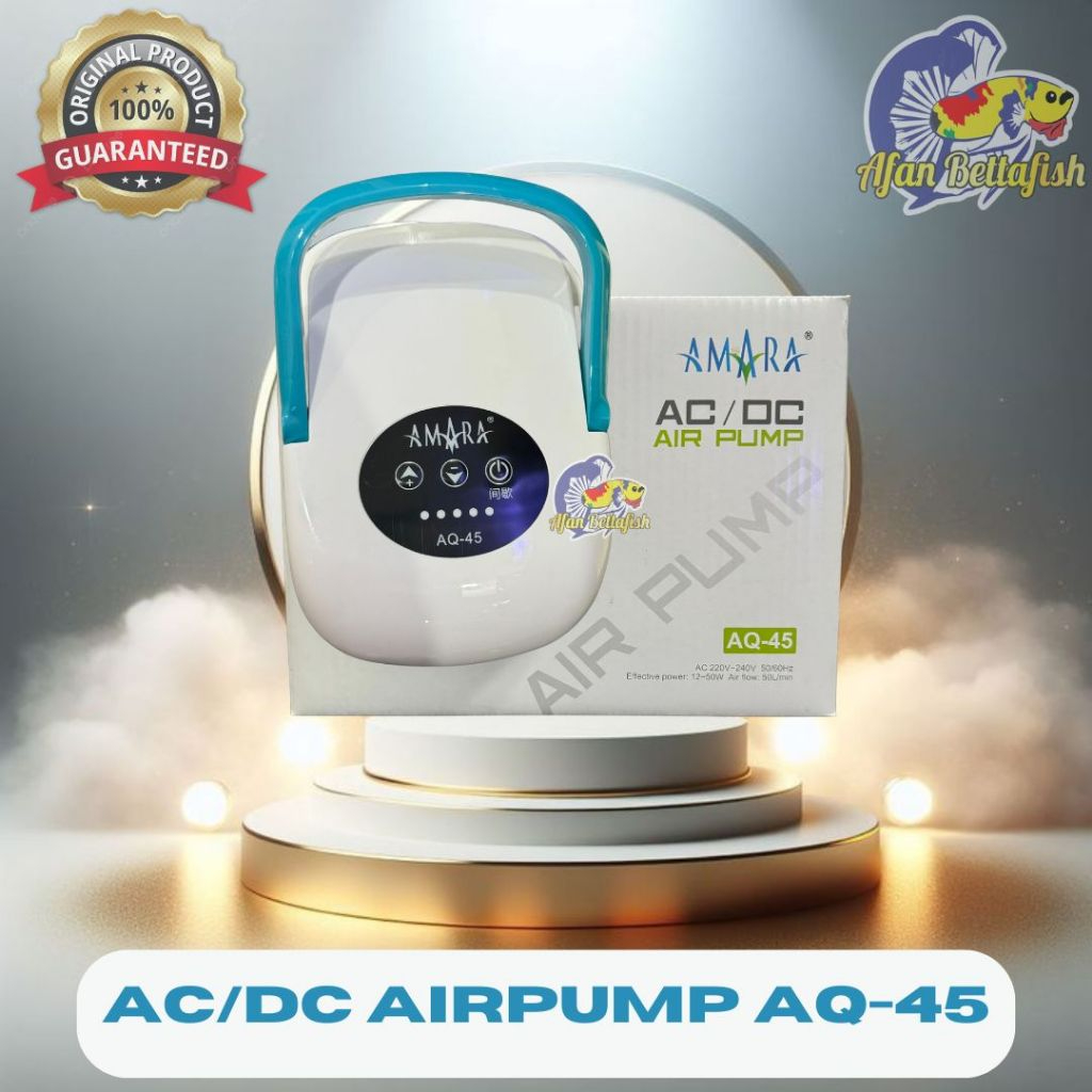 Pompa Udara AC DC AMARA AQ 45 Aerator ACDC 4 output 4 Lubang