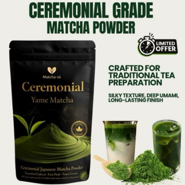 

YAME MATCHA Ceremonial Japanese Grade Matcha 100% Pure Matcha by Matchasii