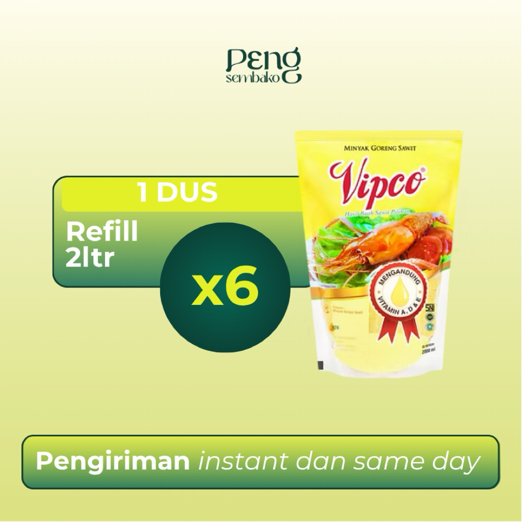 

VIPCO Minyak Goreng (2ltr x 6pcs)