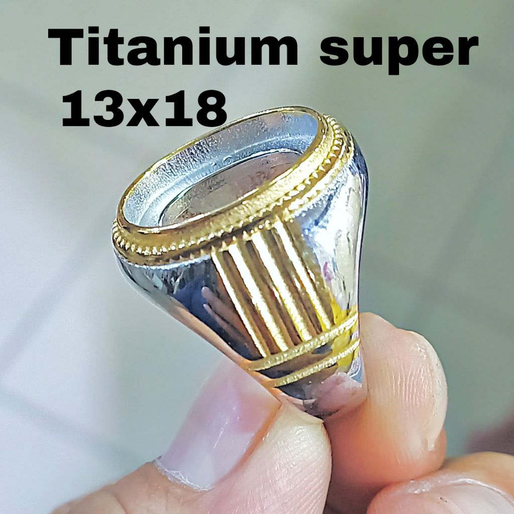 CINCIN RING EMBAN TITANIUM SUPER