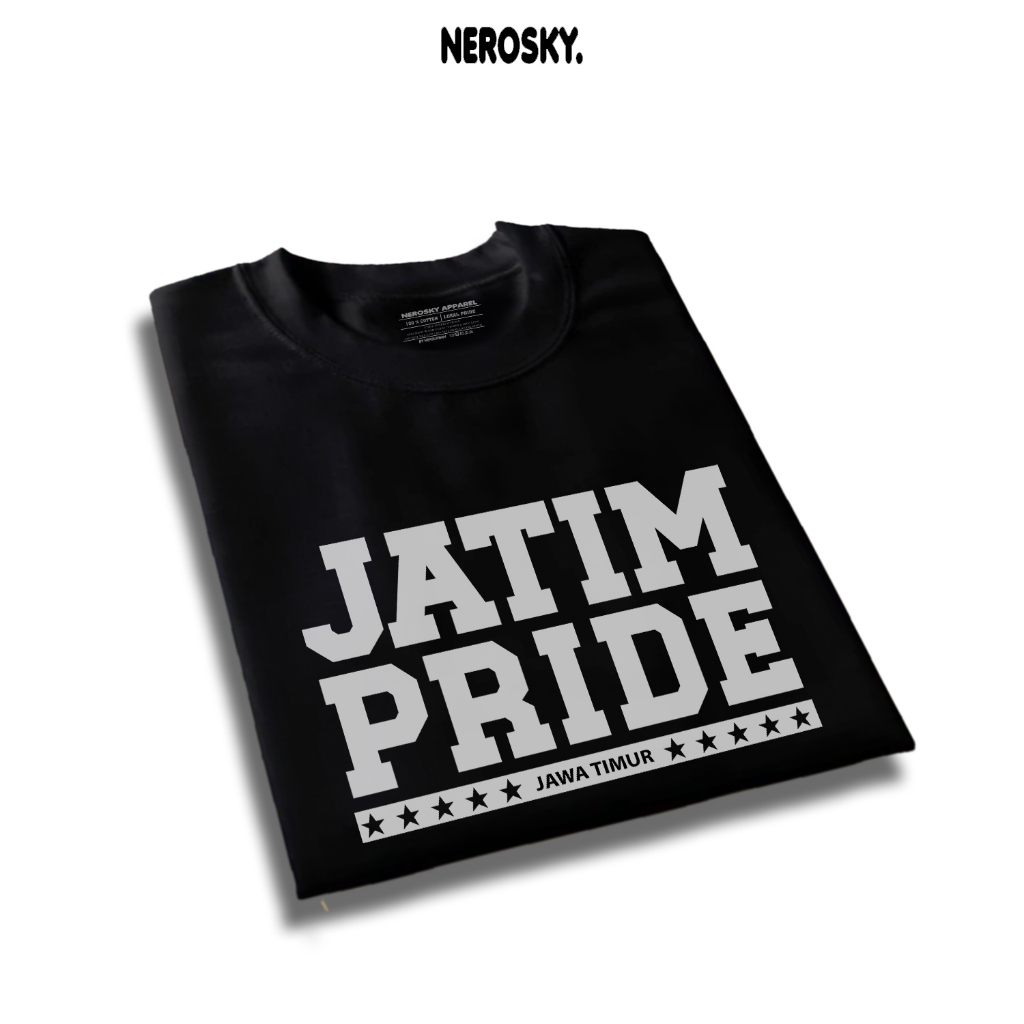 KAOS PRIA JAWA TIMUR PRIDE INDONESIA T-SHIRT 24S PREMIUM COTTON COMBED