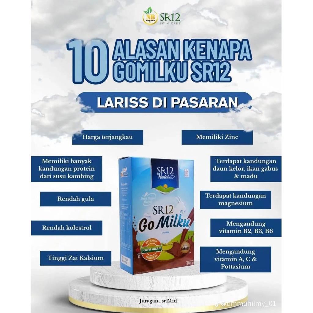 

SR12 - GOMILKU SUSU KAMBING ETTAWA / GOMILKU SR12