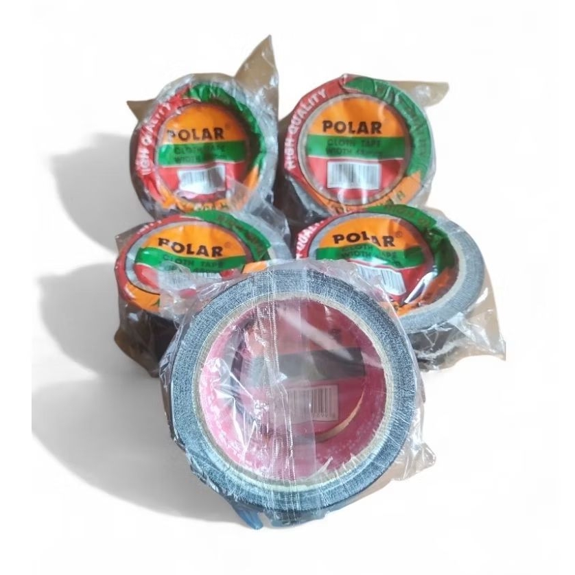 LAKBAN/isolasi KAiN HITAM polar 48MM 25 YARD CLOTH PER 1 ROLL