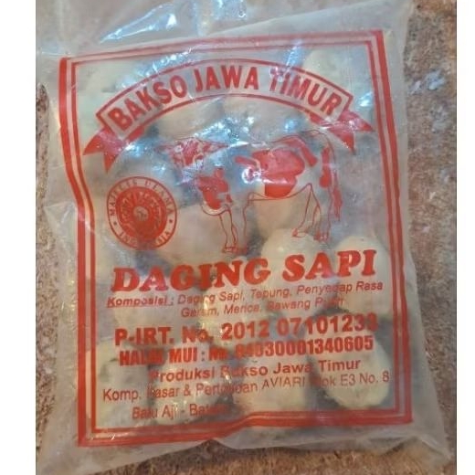 

bakso daging sapi kecil