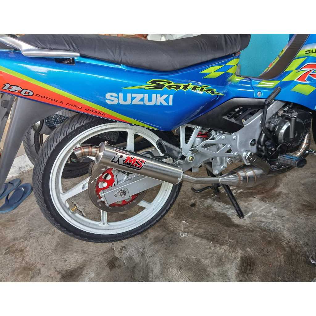 knalpot bm power motor satria 2tak satria hiu satria lumba satria repsol
