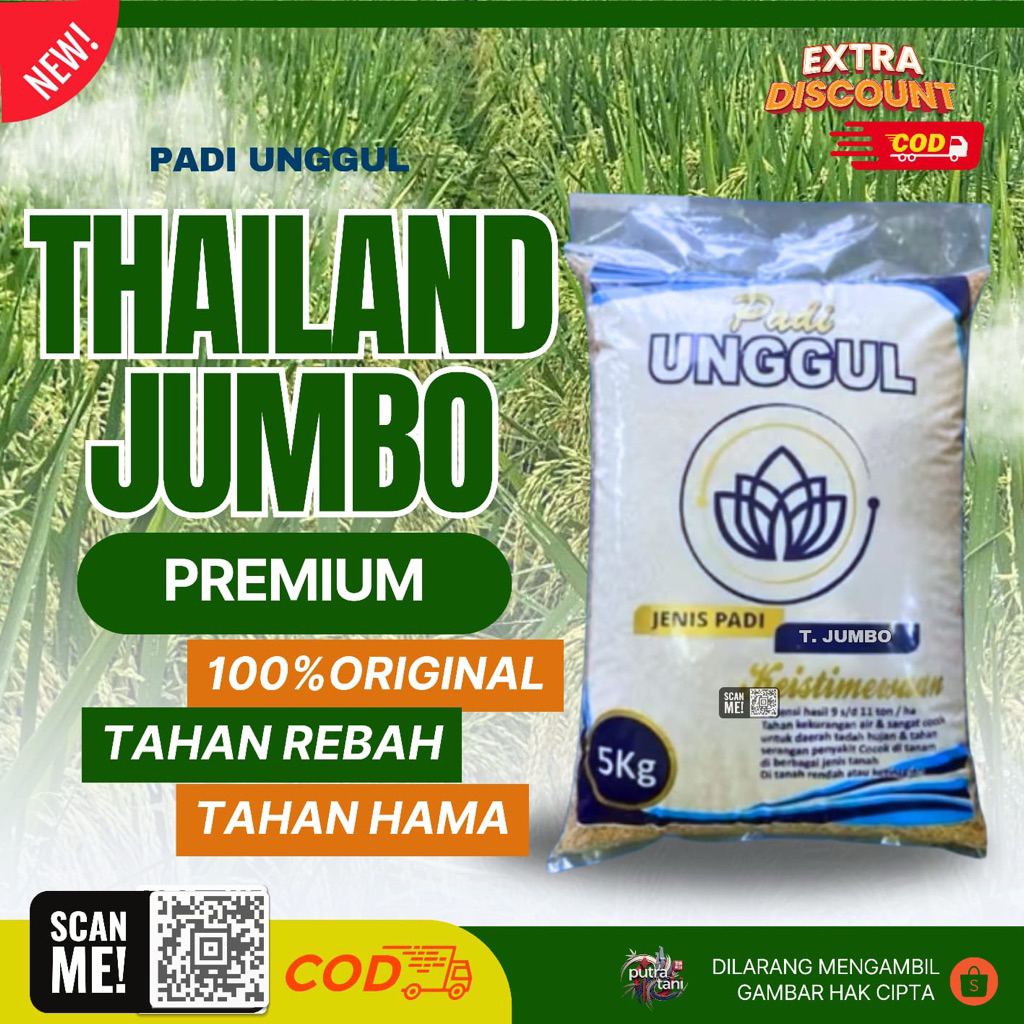 BENIH PADI UNGGUL THAILAND JUMBO 5KG