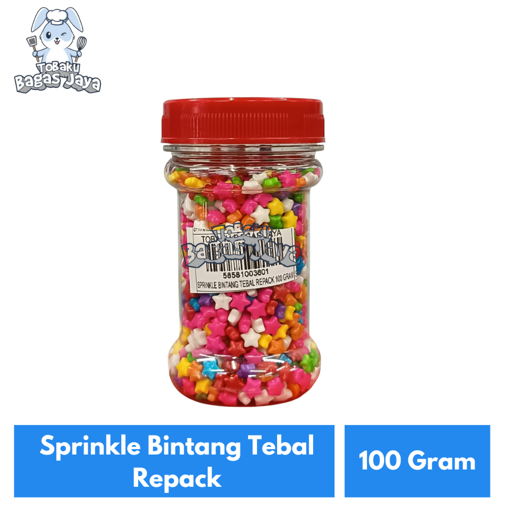 

Sprinkle Bintang Tebal Repack 100 Gram