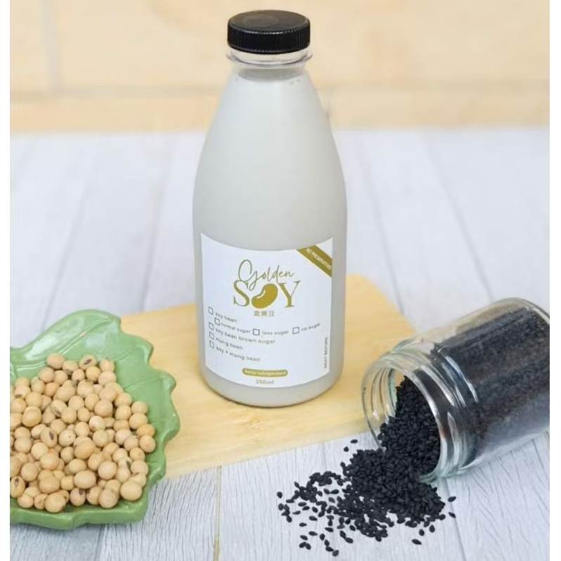 

Susu Kacang Kedelai Wijen Hitam / Black Sesame Soy Milk