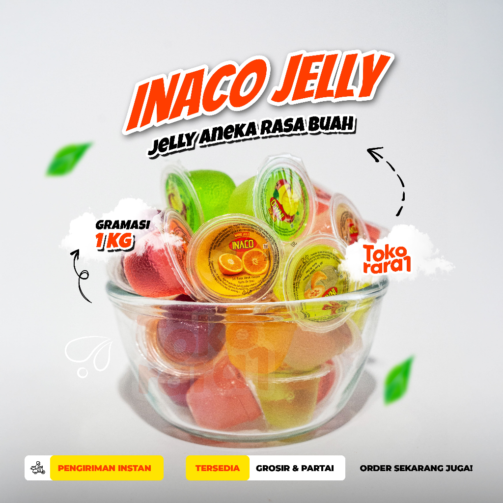 

Inaco Jelly Kiloan @1kg mix aneka rasa