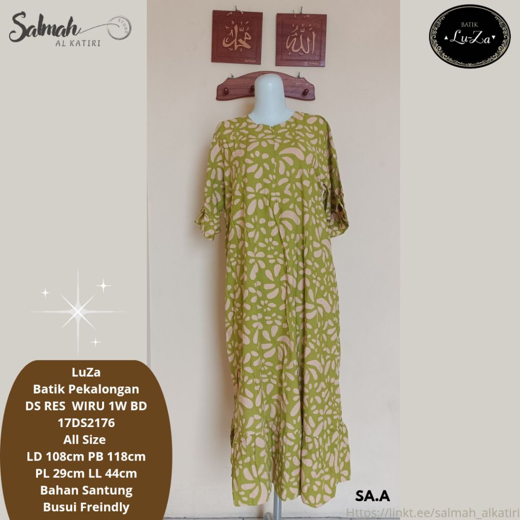 Daster LuZa Batik Pekalongan DS RES WIRU (A)