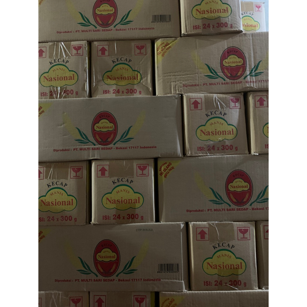 

Kecap Manis Nasional exp Juni 2028 1 Dus isi 24 pcs x 300gram