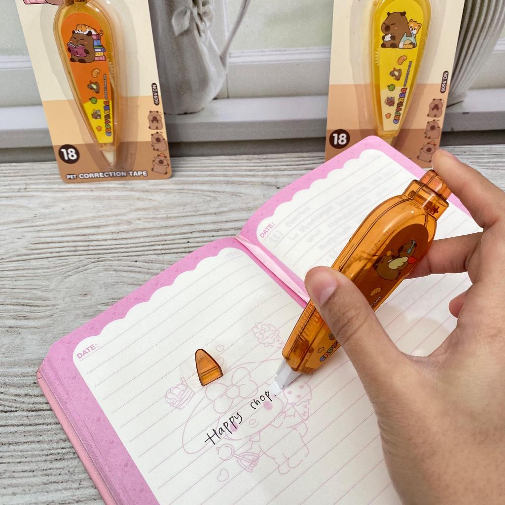 

CORRECTION TAPE CETEK PANJANG CAPYBARA NO.9609 CT-1969 / Warna Correction Tape Capybara Cokelat Perlengkapan Alat Tulis Sekolah Kantor Terbaru Bisa Cod