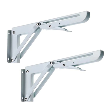 Breket Bracket Siku L Dudukan Ambalan Papan Rak Rack Kayu Lipat Tempel Dinding Minimalis