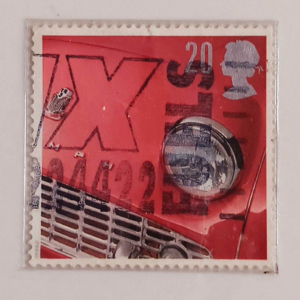 

(AD) Perangko Inggris Britania Raya 1996 Classic Sports Cars - Triumph TR3 20 penny Used