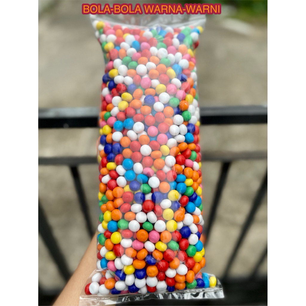 

BOLA WARNA WARNI 500g