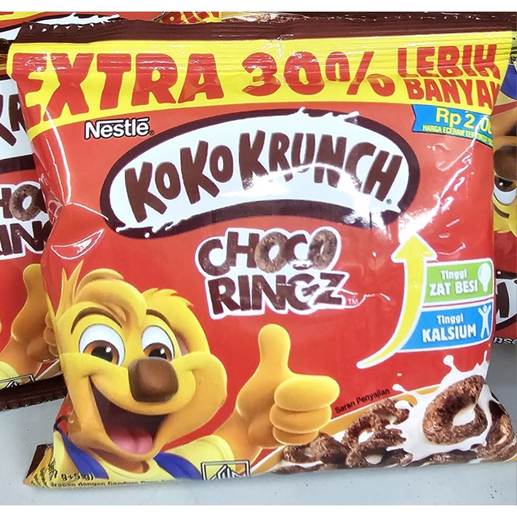 

Koko Krunch Choco Ringz 17g - Paket 4 Sachet