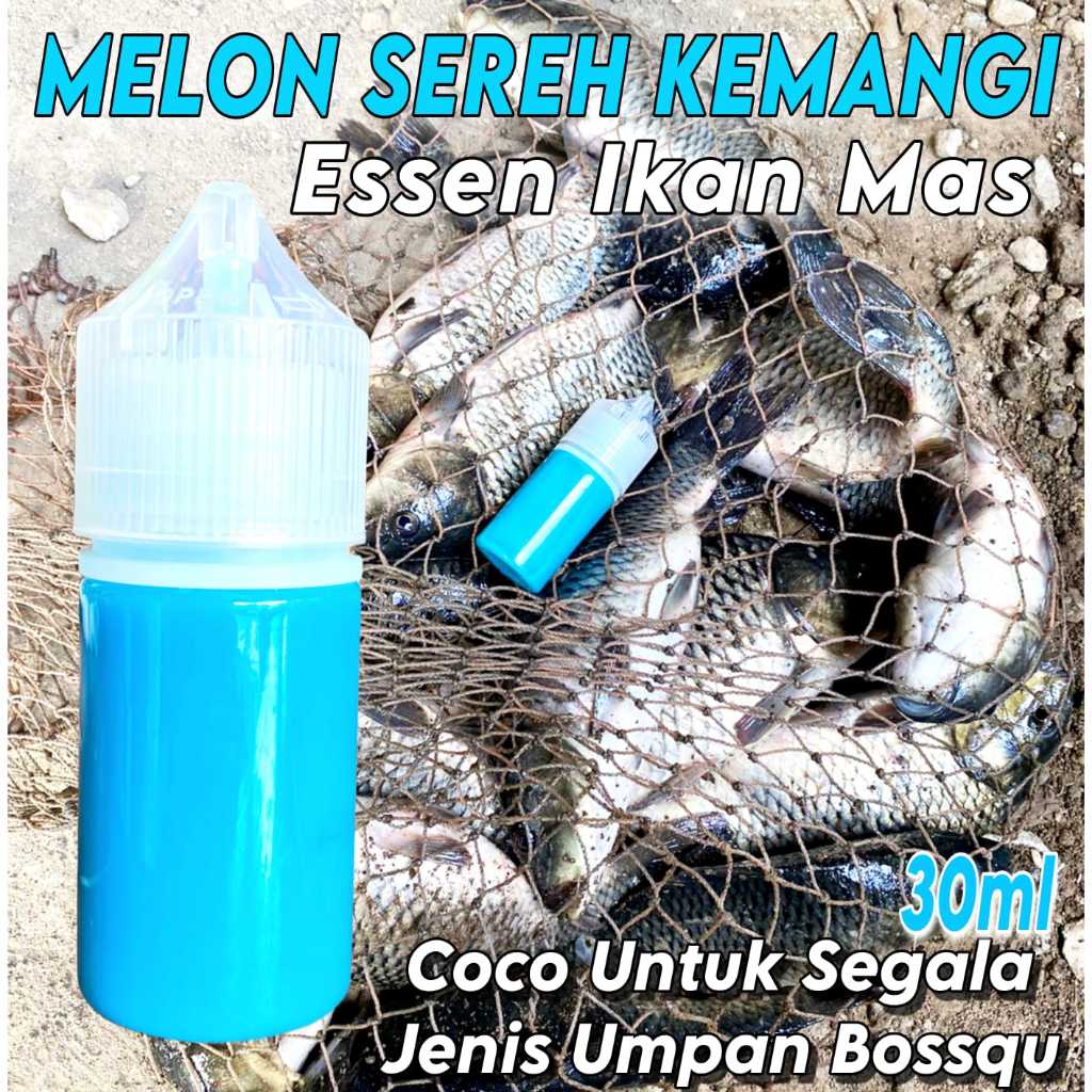 Essen Oplosan Ikan Mas Melon Sereh Kemangi / Essen Ikan Mas