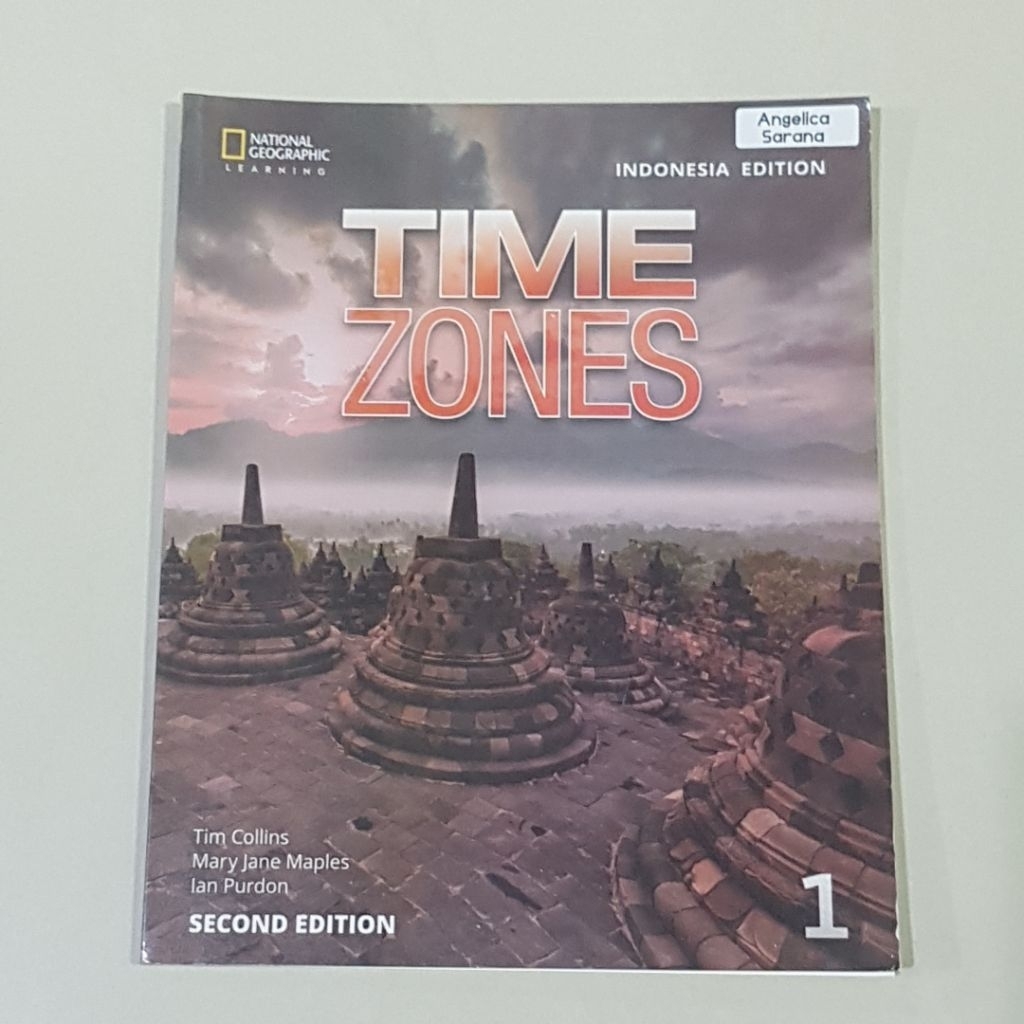 [LIKE NEW] Buku Time Zones 1 Second Edition Student Book - Indonesia National Geographic YUL-111
