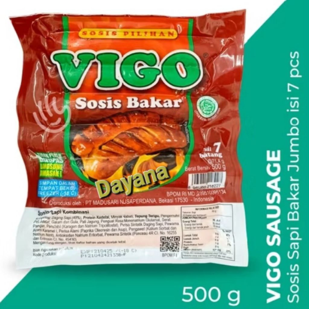 

SOSIS VIGO JUMBO 500gr Exp Des 2025