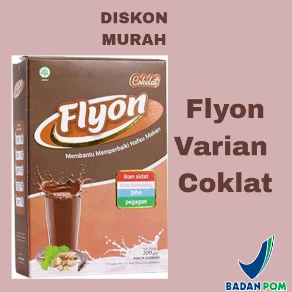 

PROMOO SPECIAL KEMERDEKAAN !!! 1 BOX SUSU COKLAT FLYON BISA MEMBANTU Nafsu makan dan berat badan ideal.