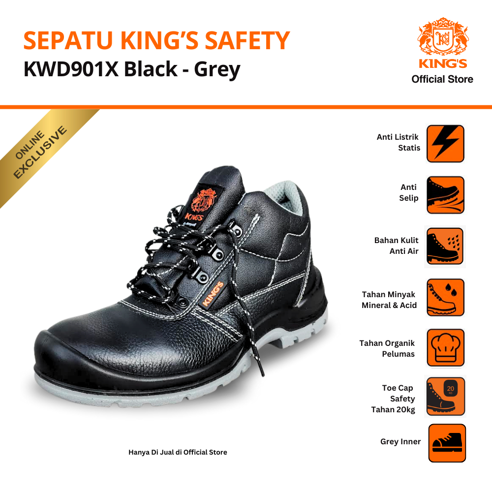 Sepatu Safety Kings Safety Shoes Original KWD901X