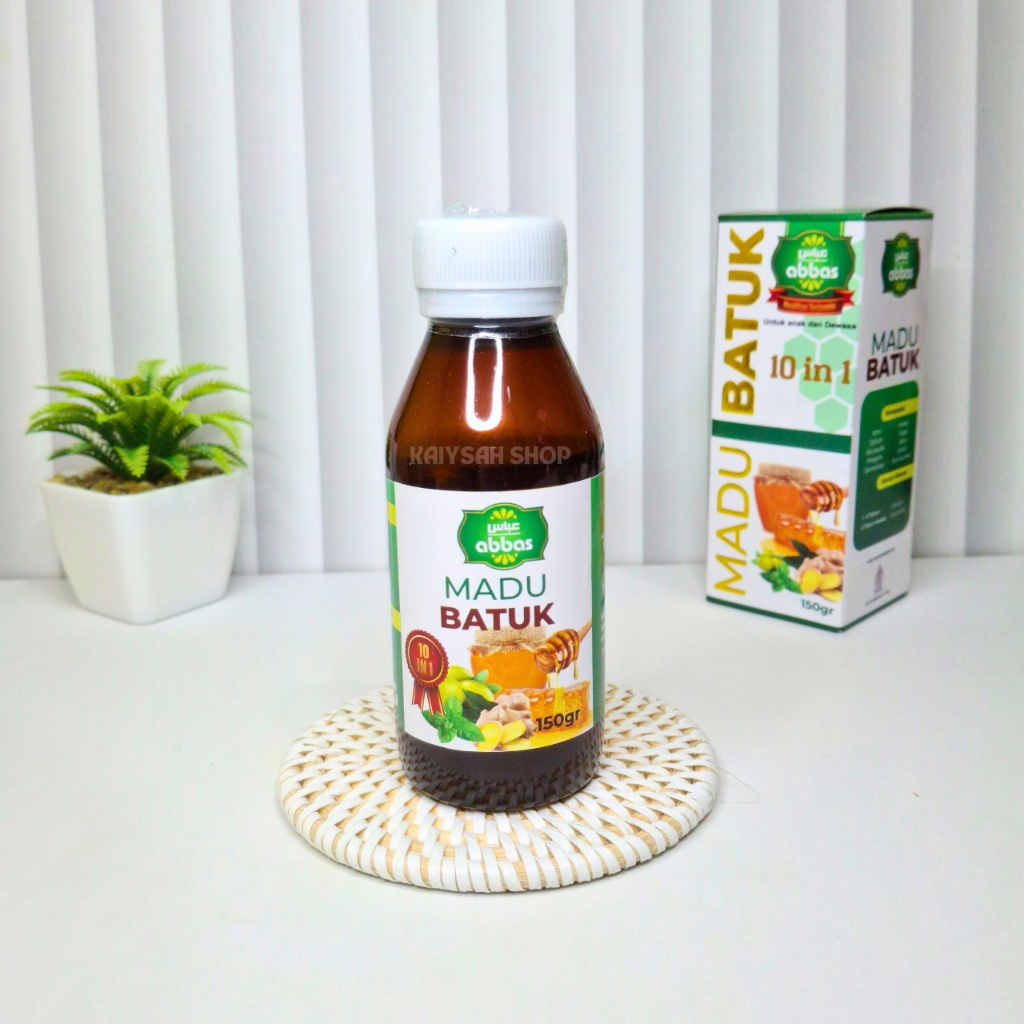 

Madu Batuk Abbas 10 in 1 | Madu Herbal Anak & Dewasa 150gr | Obat Batuk Flu Pilek Alami Ampuh