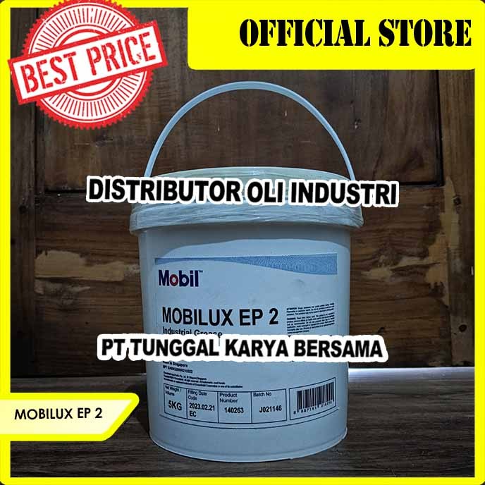 MOBILUX EP 2 ( LITHIUM GREASE - 5KG )