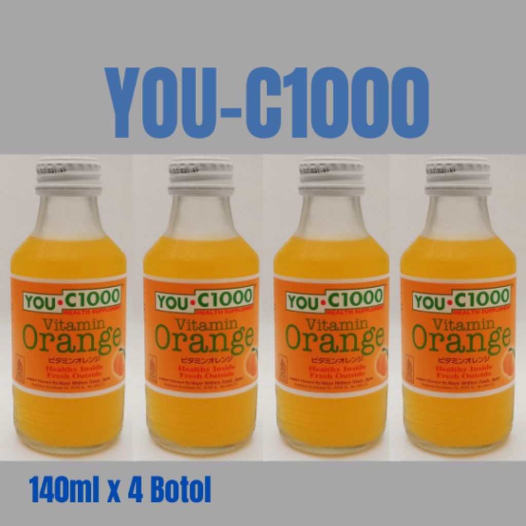 

You C1000 Orange Botol 140ml x 4 Botol