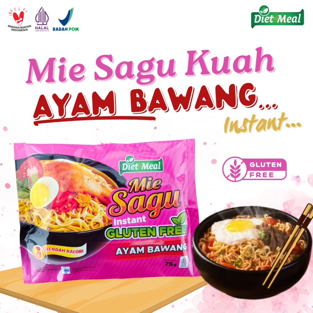 

Mie Sagu Rasa Ayam Bawang Non MSG