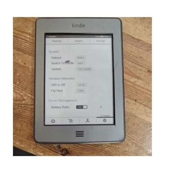 kindle touch 4GB mod duokan mulus bisa pdf epub txt bisa baca buku