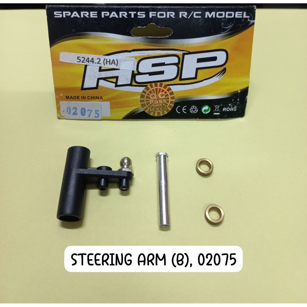 sparepart HSP steering arm (B) 02075