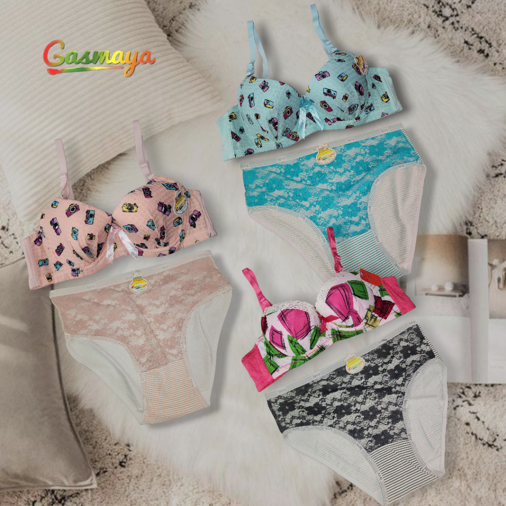 Gasmaya 8820Du, 68044 | Bra Anak Motif Kamera paket hemat 6 pcs