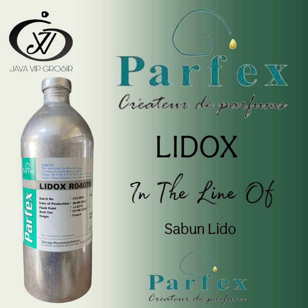 [ PARFEX ] Lidox ( Aroma Lidooo ) Kemasan 1 KG Segel Pabrik, Bibit Parfum Original Terbaru.